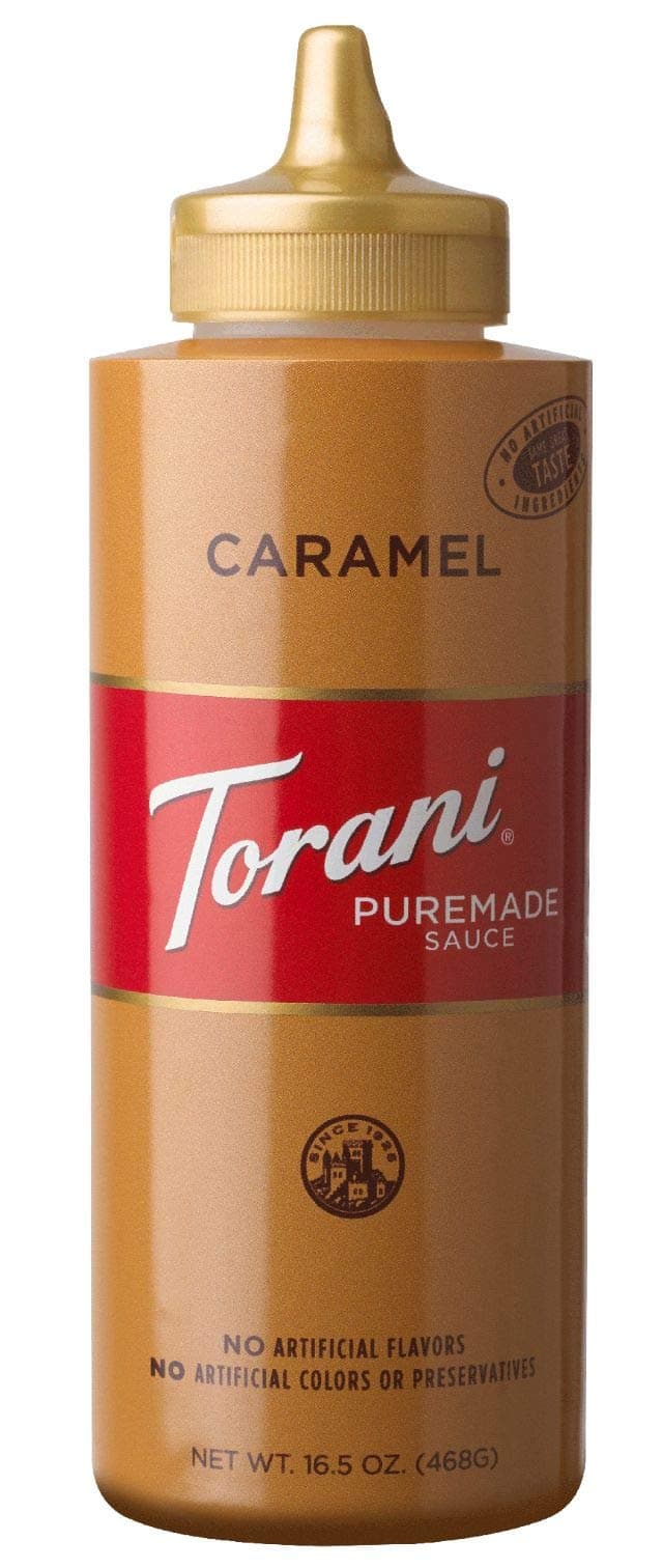Torani Caramel Sauce 16.5 Oz. Squeeze Bottle