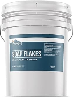 Soap Flakes 5 Gallon Bucket, Homemade Laundry Detergent, Unscented