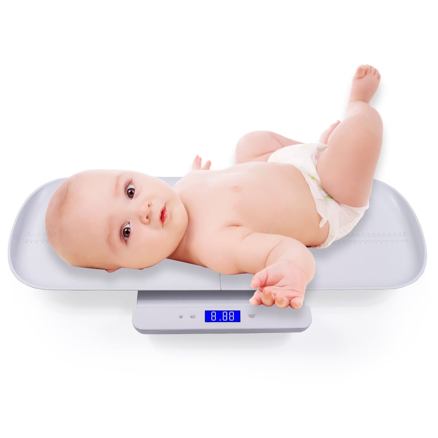 Multi-Function Digital Baby Scale with Weight and Height Track