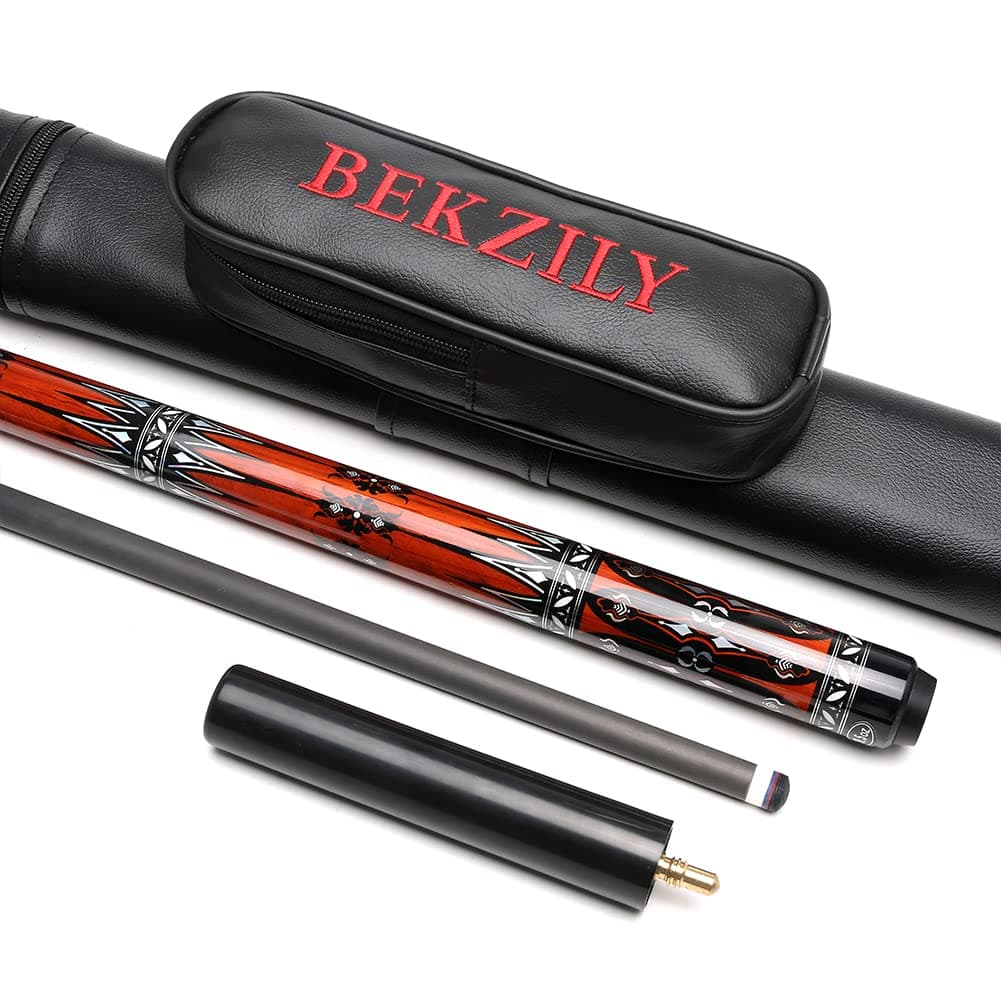 Carbon Pool Cue Technology Shaft with Hard Pool Case