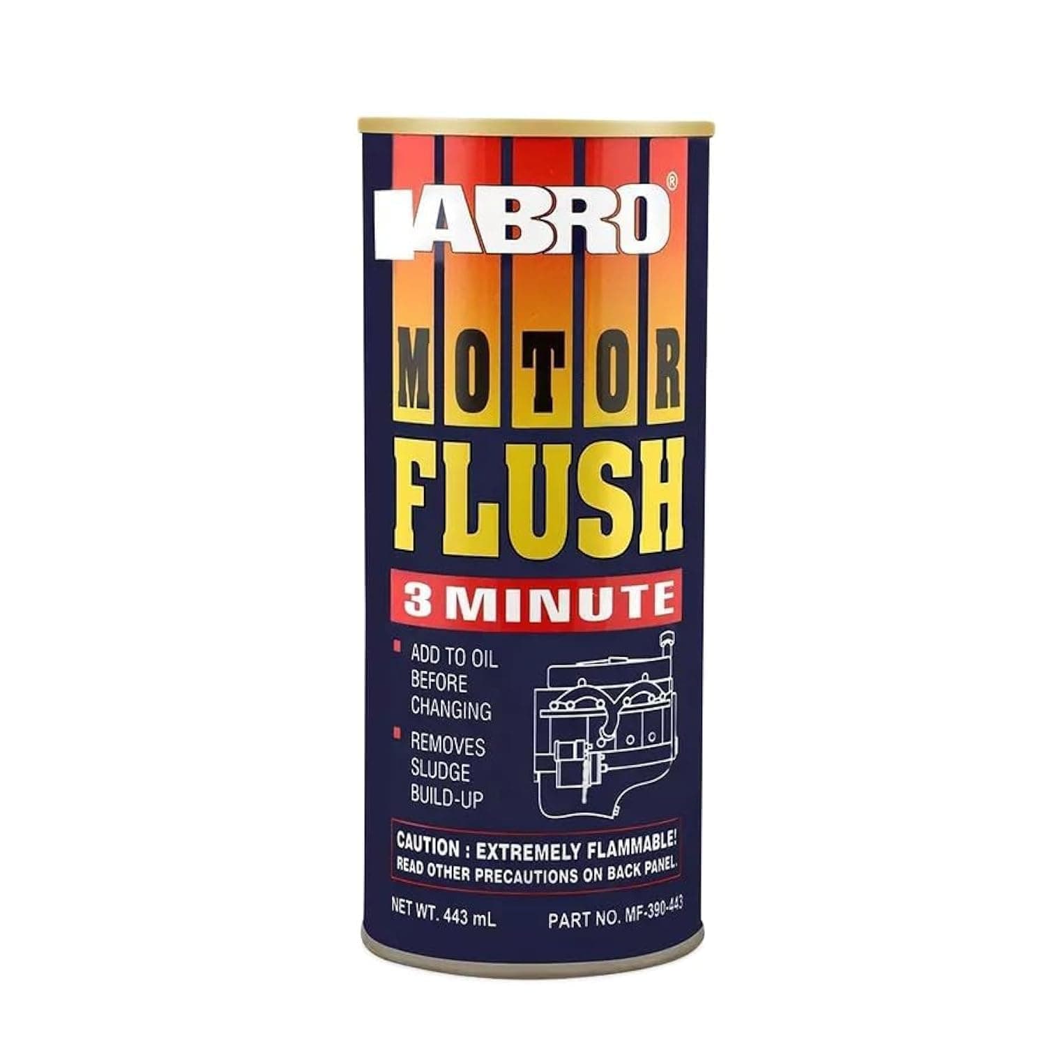MF-390-443 Engine Oil Motor Flush to Remove Sludge & Deposits in All Petrol & Diesel Car SUV (443 ml), 443ml