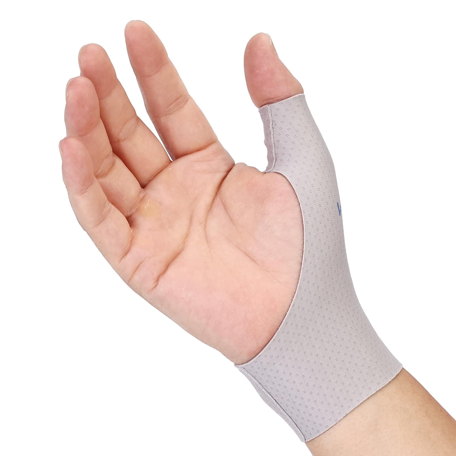 Thumb Wrist Brace Compression Sleeve (2 PCS) for Protector Support, Soft Elastic Fabric Thumb Spica Splint Glove Liner for Women and Men -Left or Right Hand(S, 6.5-7 Inch)