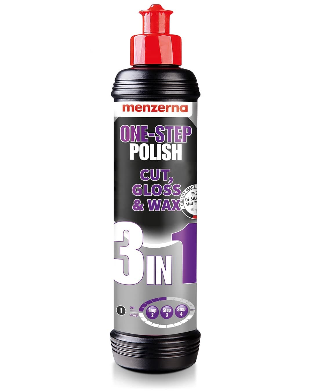"One-Step Polish 3in1" I Medium Cut Polish with High Gloss Finish & Seal in One I Buffing & Polishing Compound for Car Maintenance I Swirls, Holograms & Scratches I Car Body Repair 250ml