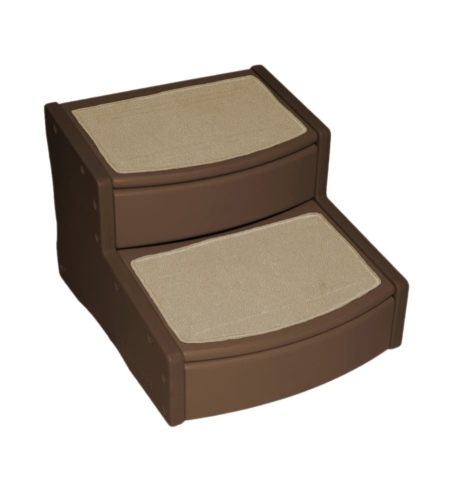Pet Gear Easy Steps II Extra Wide, Small, Chocolate Brown