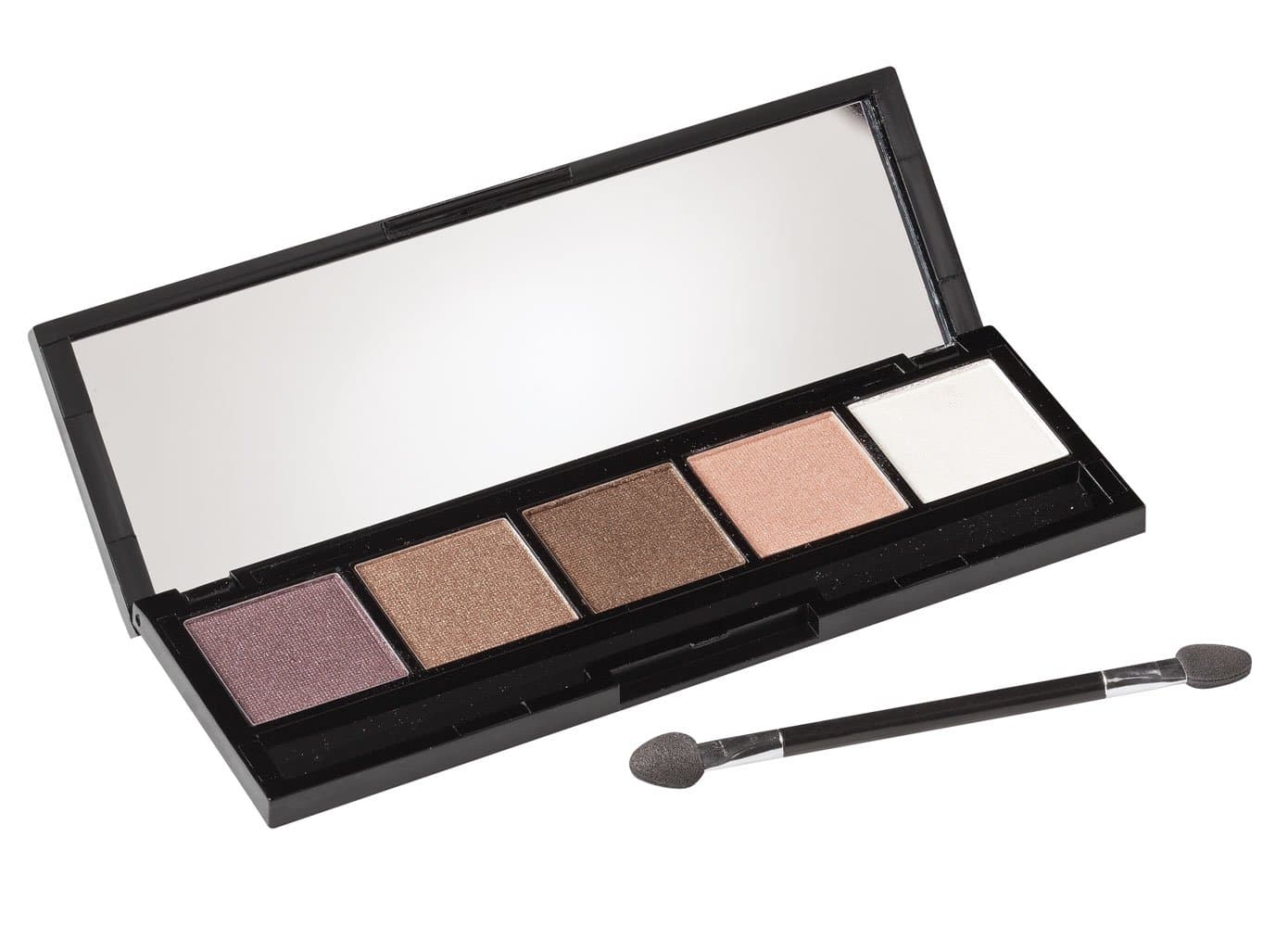 bellapierre Cosmetics 5-Pressed Eyeshadow, Go Natural