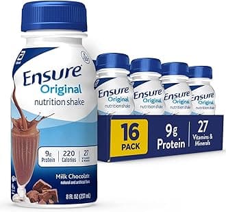 Ensure Original Milk Chocolate Nutrition Shake | Meal Replacement Shake | 16 Pack