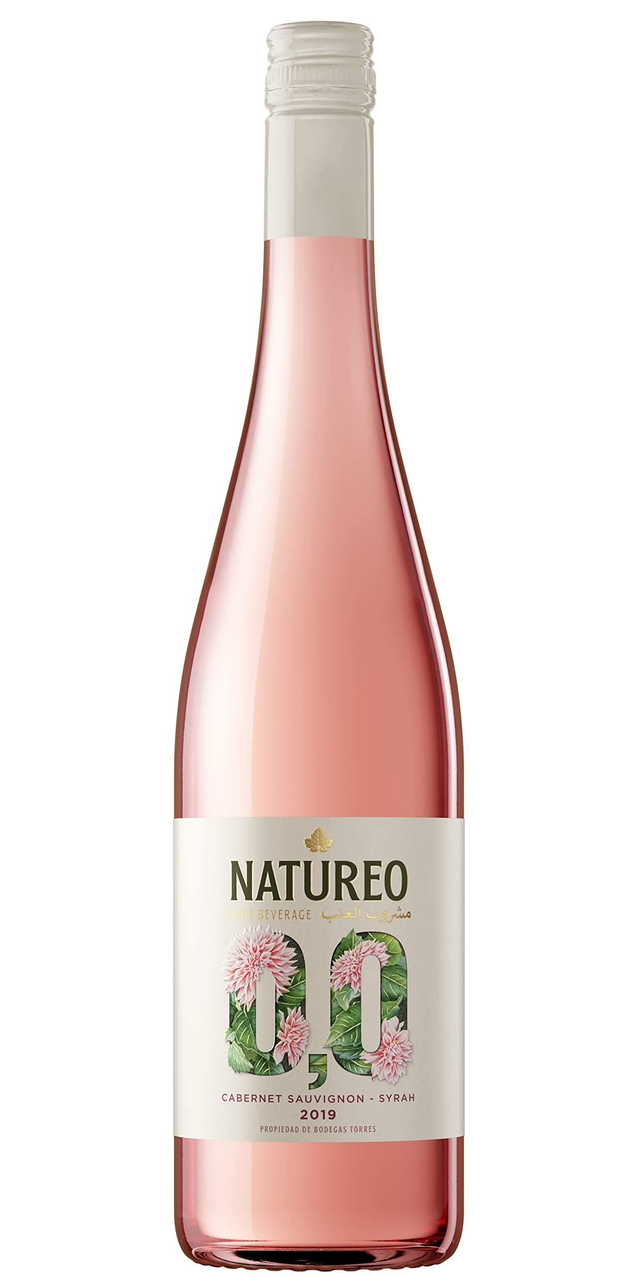 Natureo Rose Grape Beverage 0.0%, 75cl