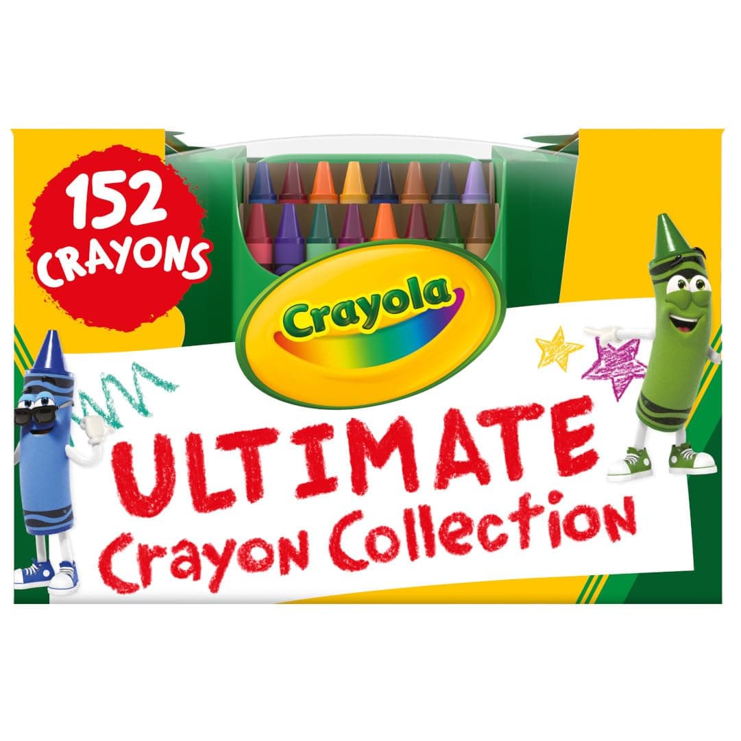Crayola 152 CT Ultimate Crayon Collection, Multi Color