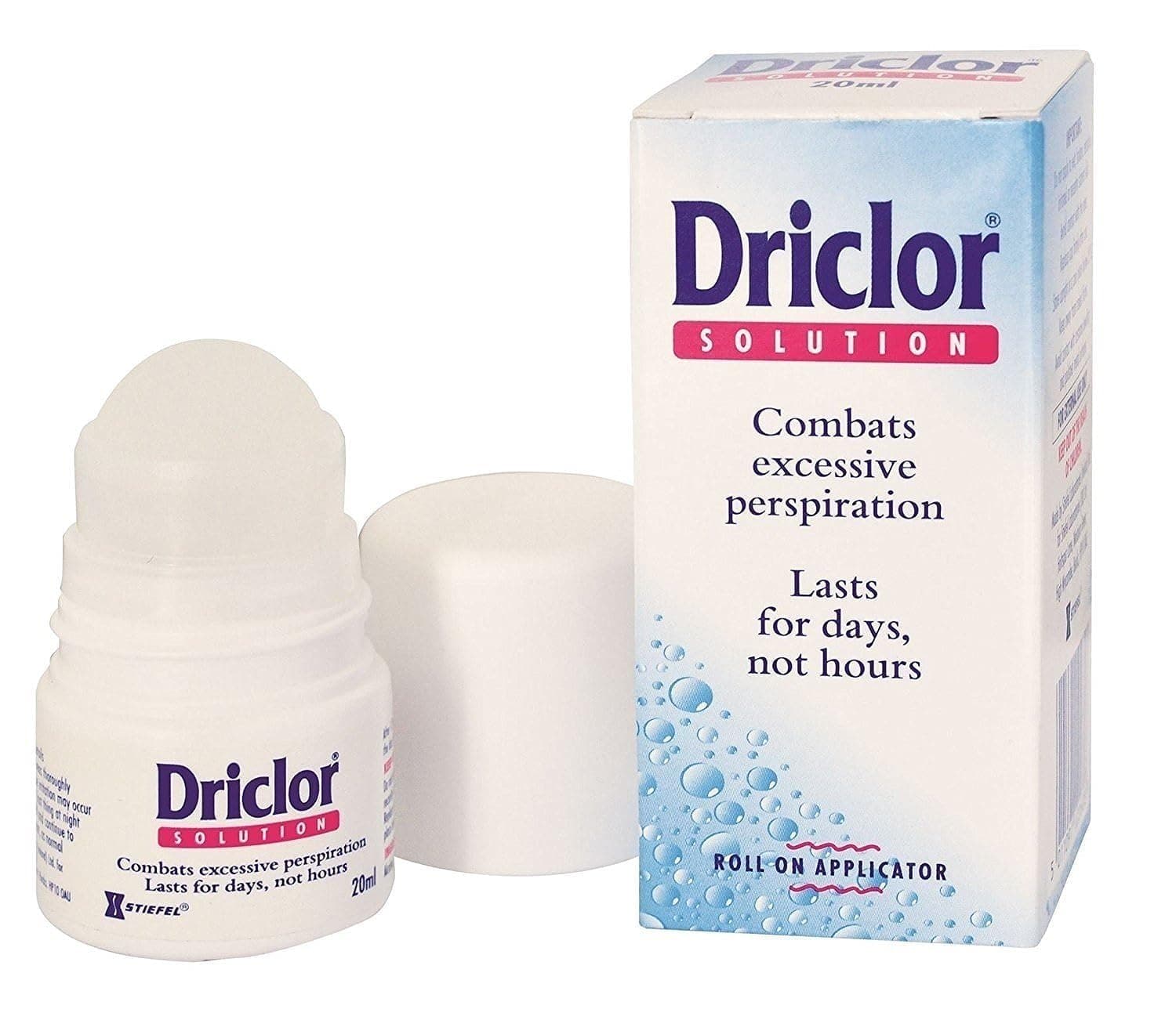 4 x Driclor Roll On Applicator Solution 20ml