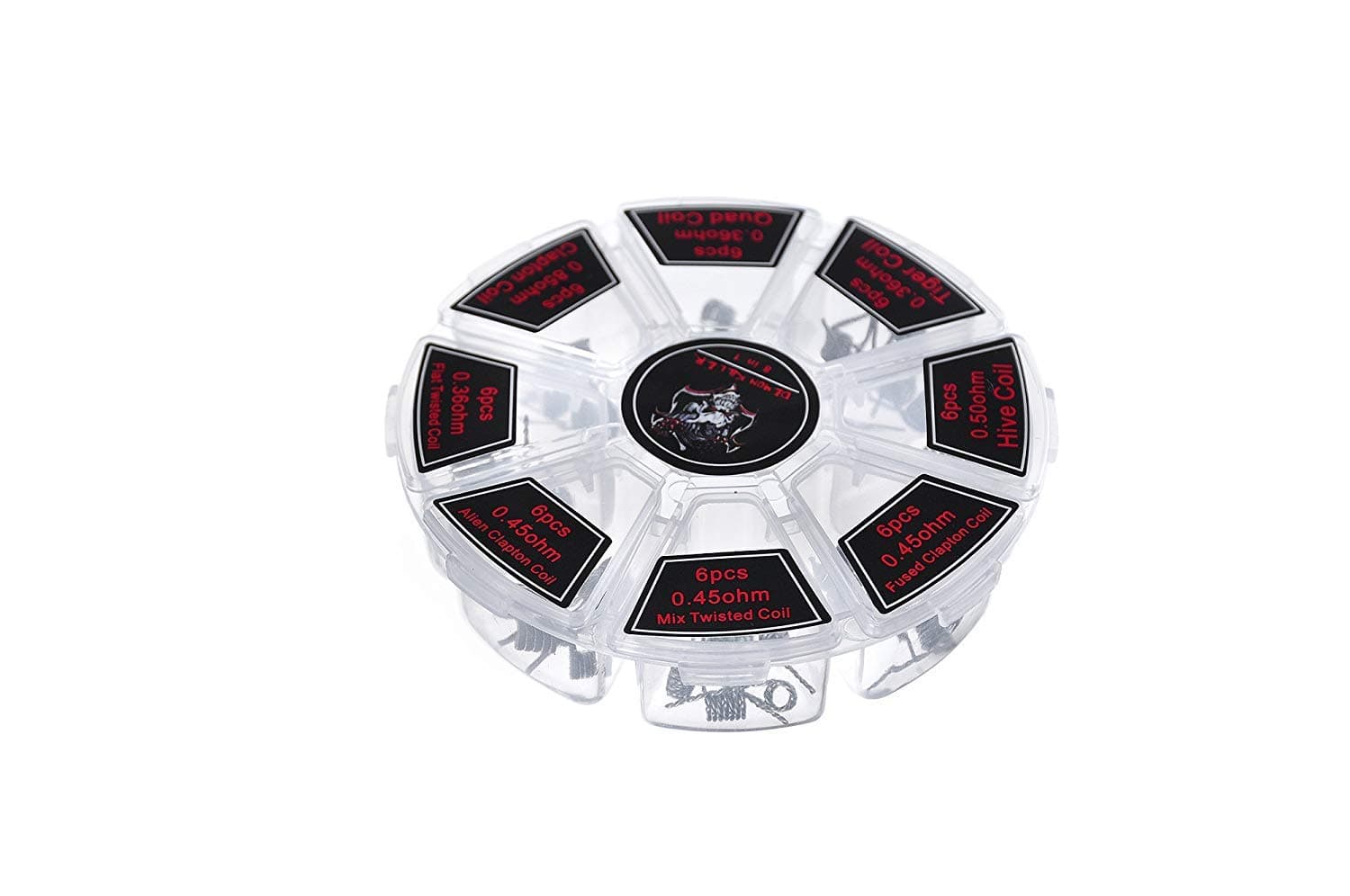 YsesoAi 8 Different Kinds Heating Wires Prebuilt Coils Kit Pack of 48