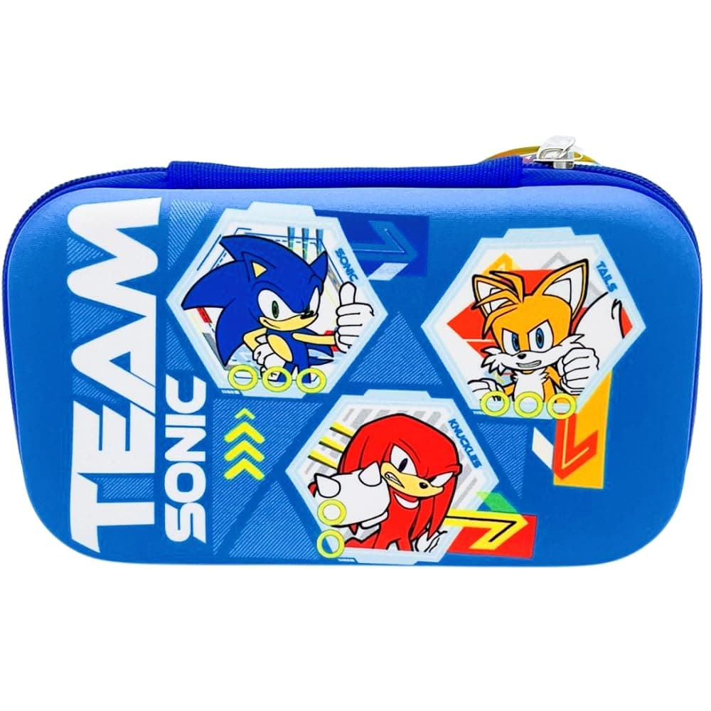 Sonic Molded Pencil Case, Blue