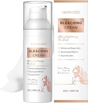 Skin Lightening Cream - Vitamin C Dark Spot Remover for Underarms, Knees, Elbows & Bikini Line/whitening cream/skin bleach (50ml/1.69FL.OZ)