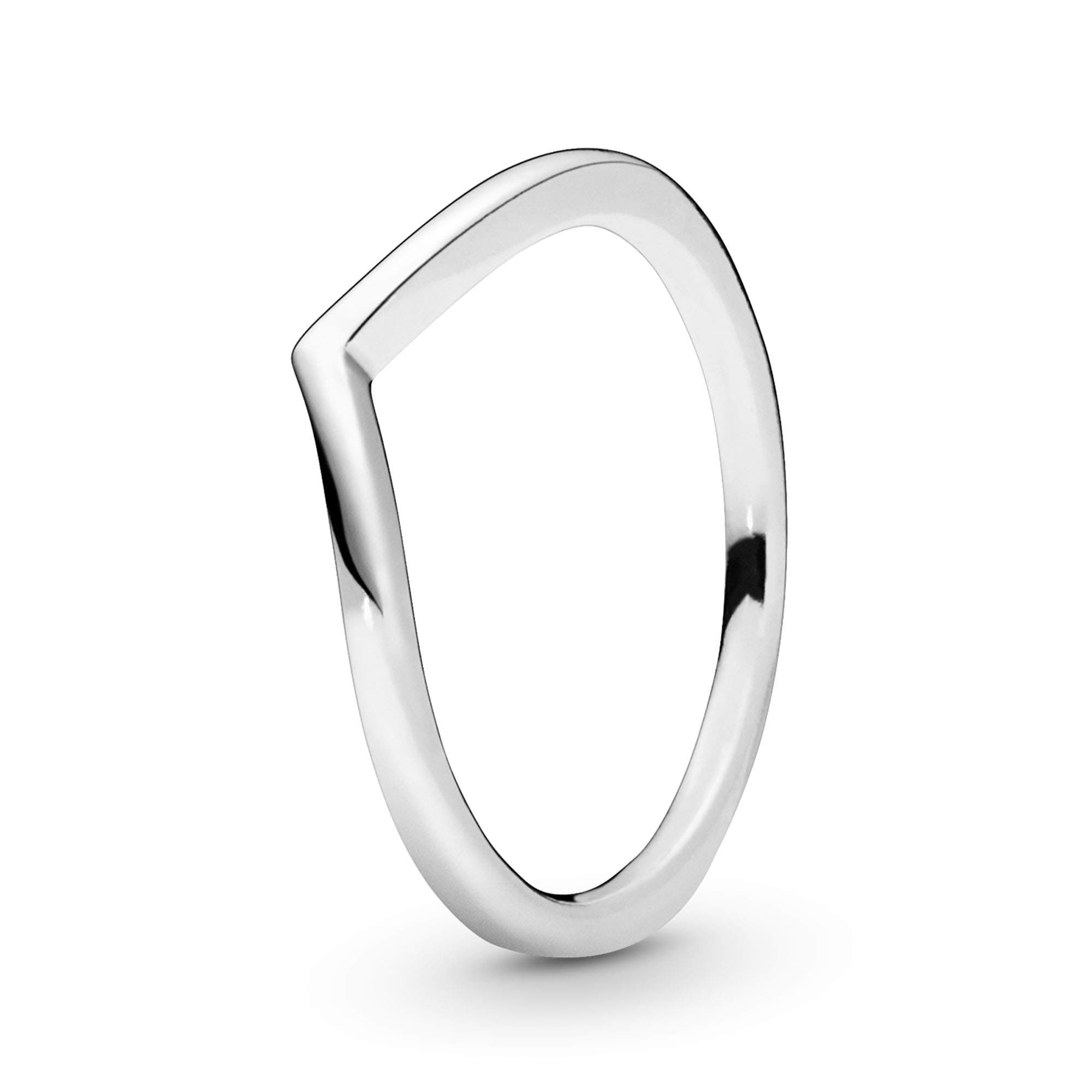 Pandora Polished Wishbone Sterling Silver Ring