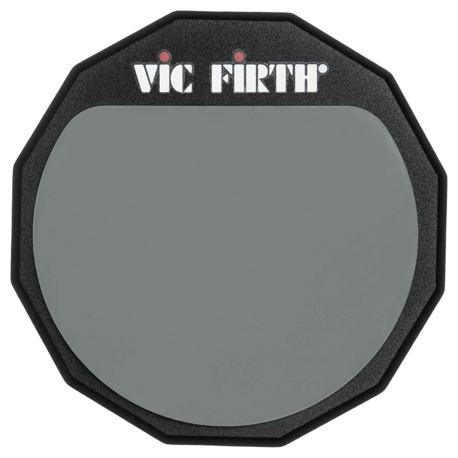 Vic FIrth - Single Sided Drumstick Practice Pad with VF logo - 6” Diameter