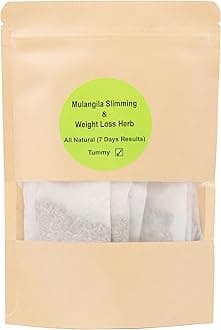 Naturally Slim Herbal Tea Blend: Body Shaping, Metabolism Boosting, Appetite Suppressing, Detox & Wellness Tea, 24 Tea Bags for a Healthier You (Tummy)