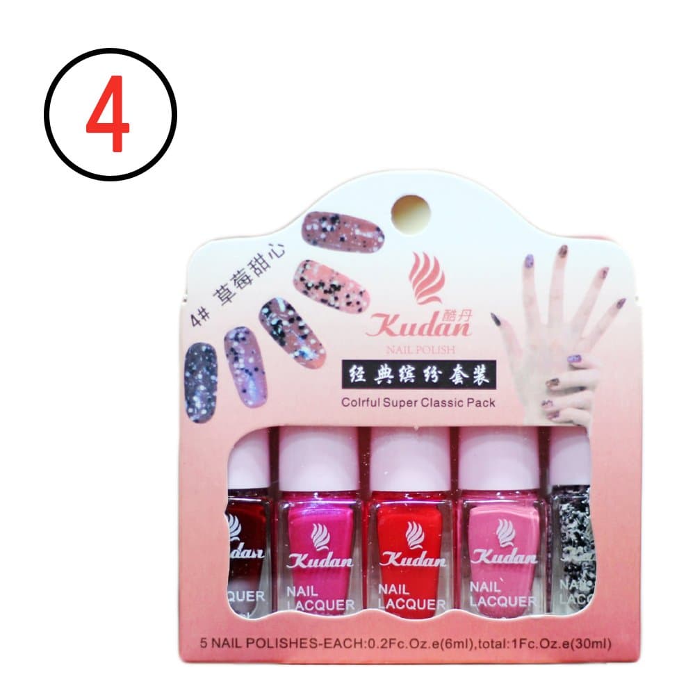 Nail Polish Mini Collection Neon Nail Lacquer Set