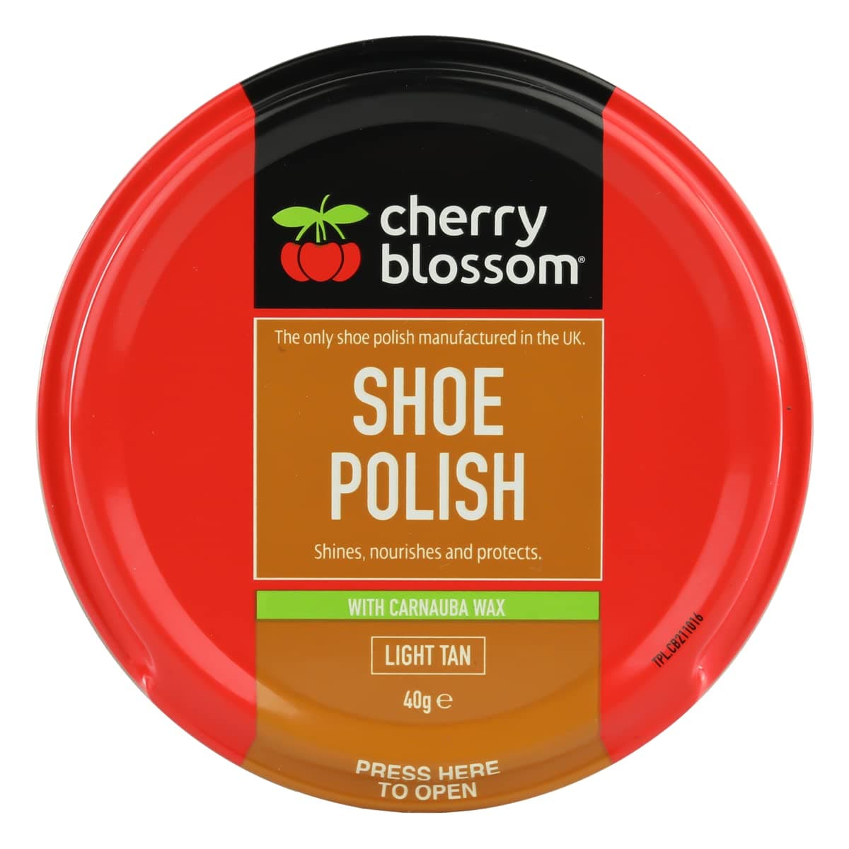 Shoe Polish Light Tan 40g, Brown