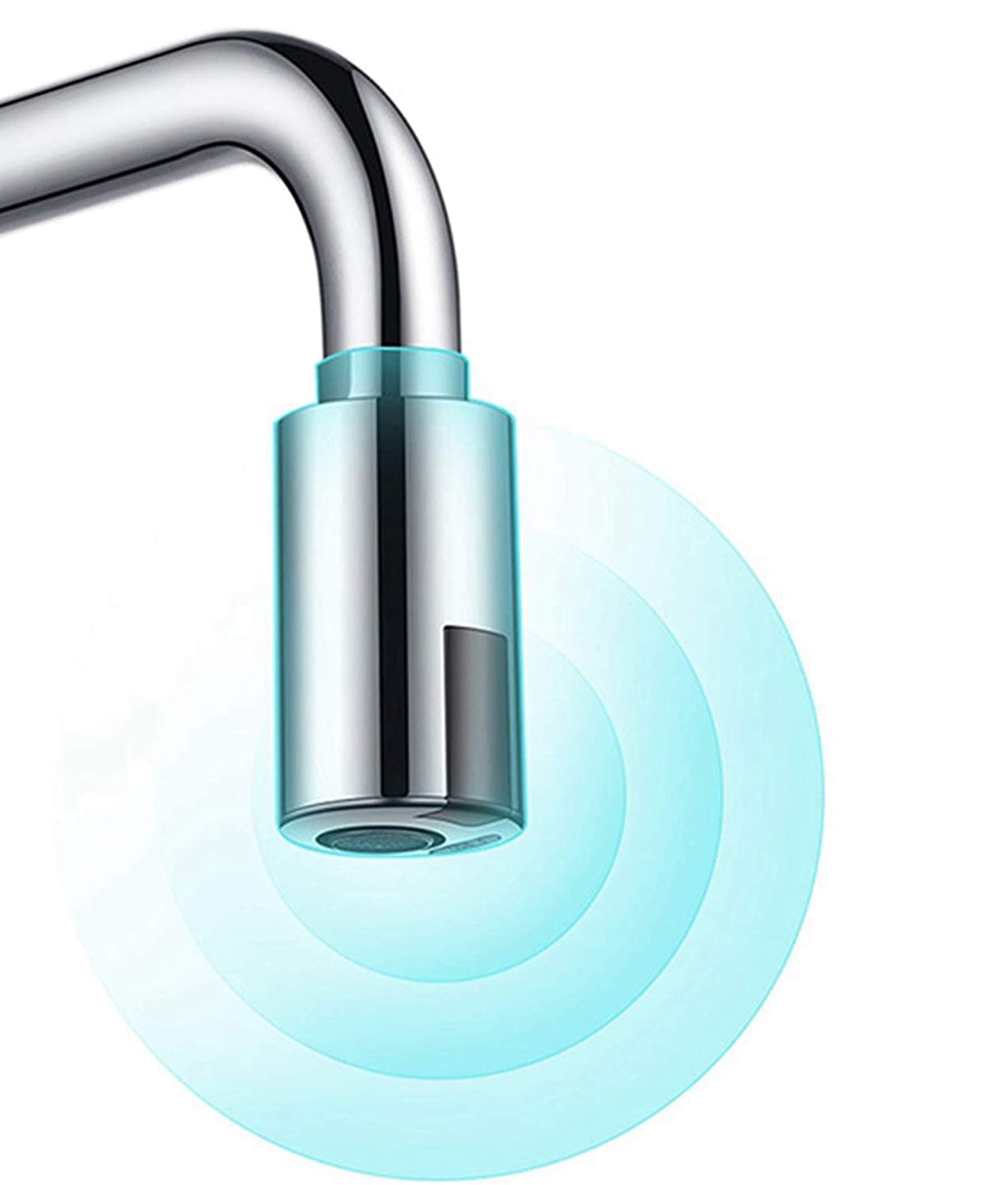 Touchless Automatic Faucet Motion Sensor Adapter Tap Autowater For Kitchen Bathroom Sink, Hand Free Aerator, Smart Faucet Sensor