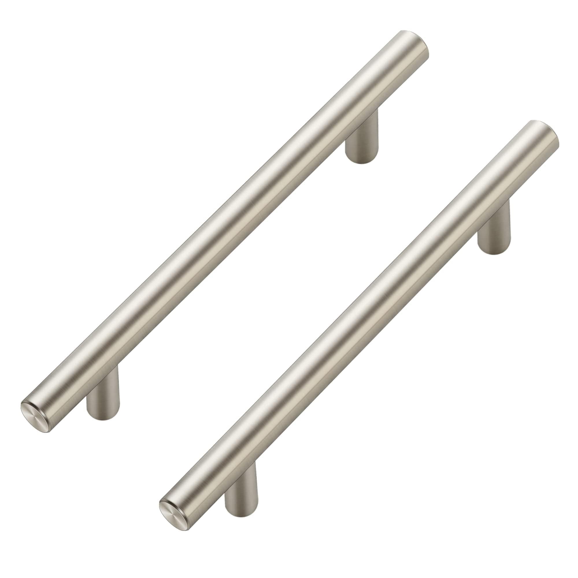 Ravinte 30 Pack 7.38 inch Cabinet Pulls Brushed Nickel Stainless Steel Kitchen Cupboard Handles Cabinet Handles, 5 inch (128mm) Hole Center