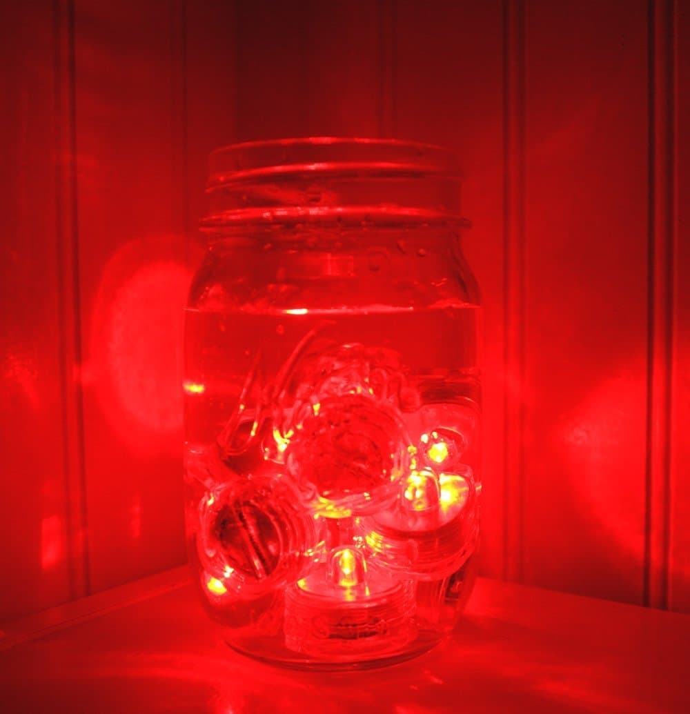 USUT Submersible LED Decor Tea Light Wedding or Events (Pack of 10) - Red