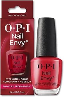 OPI Nail Strengthening Agent, Beautiful Nails Red, 0.5 fl oz (15 ml) (NT225)
