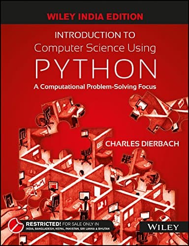 Introduction to Computer Science using Python Paperback – 1 January 2015