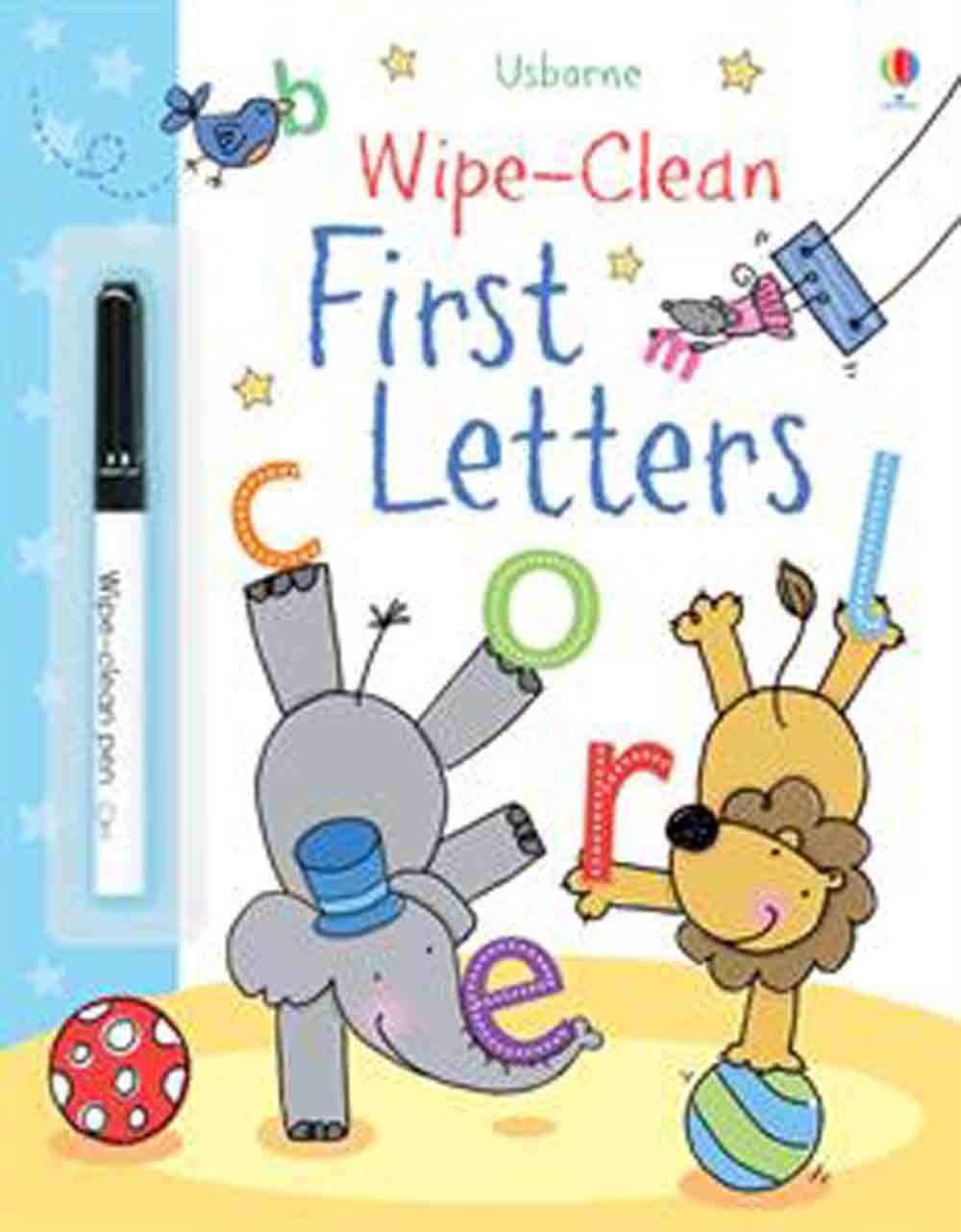 Wipe-Clean First Letters (Usborne Wipe-Clean Books)