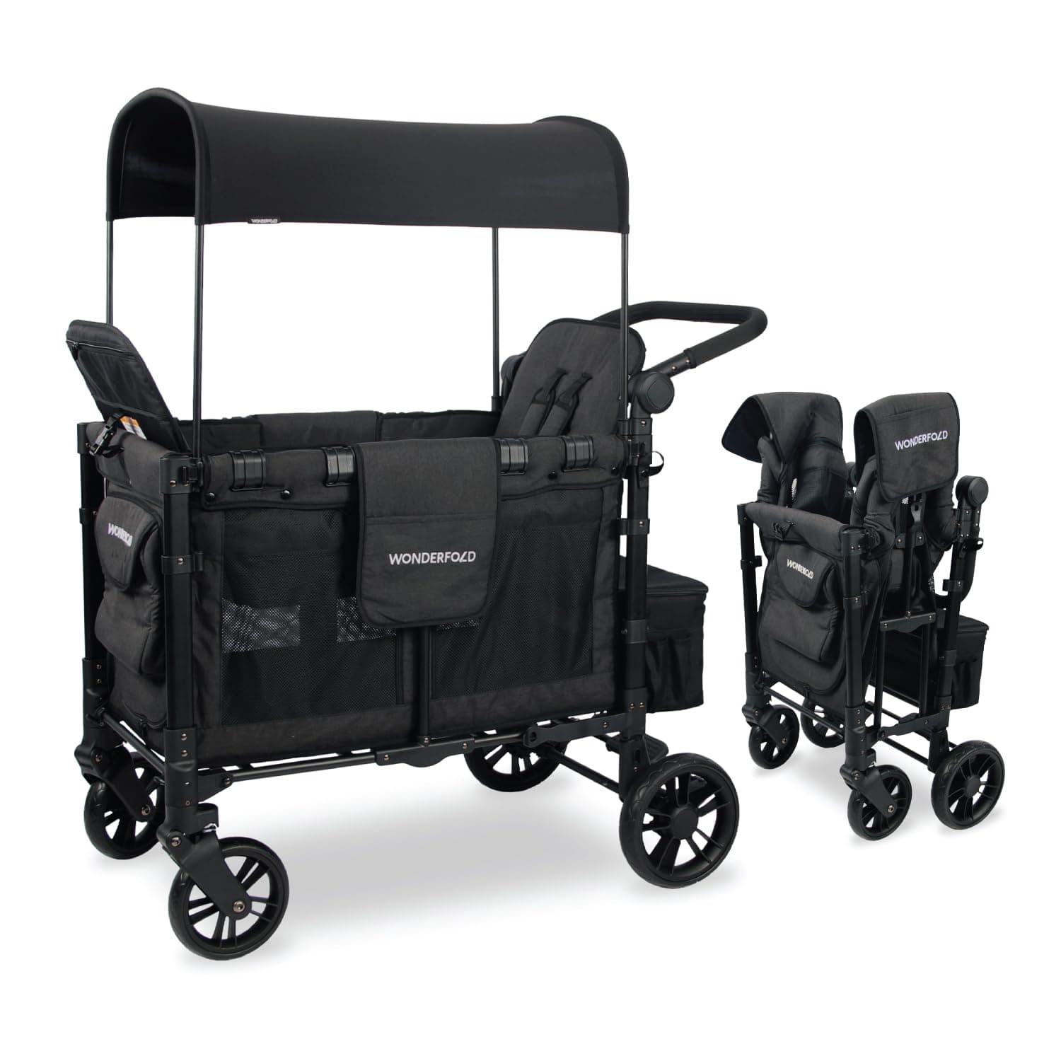 W2 Elite Stroller Wagon Volcanic Black