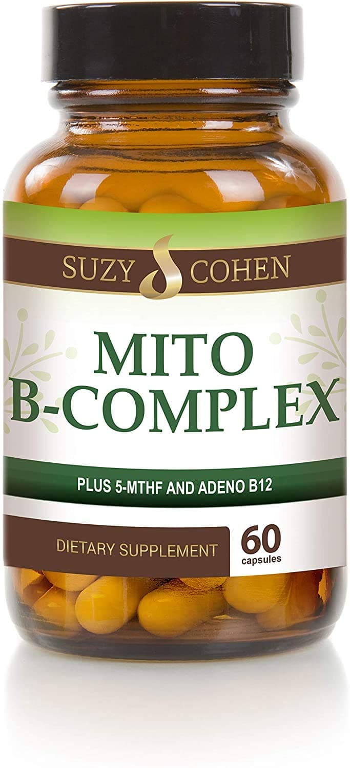 - Script Essentials Suzy Cohen, Mito B Complex Dietary Supplement, 5-MTHF, Adeno B12, Methylation Support, Supports Healthy Nervous System, Boost Energy, Vitamin B, 60 Servings