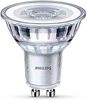 Philips LED Classic 4.6 W (50 W) GU10 Glass Spot Light, Halogen Replacement - Cool White