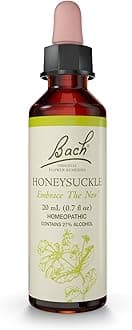 Bach Original Flower Remedies, Honeysuckle - Embrace The Now - Natural Homeopathic Flower Essence for Emotional Balance - Vegan, Gluten Free, Sugar Free - 20mL Dropper