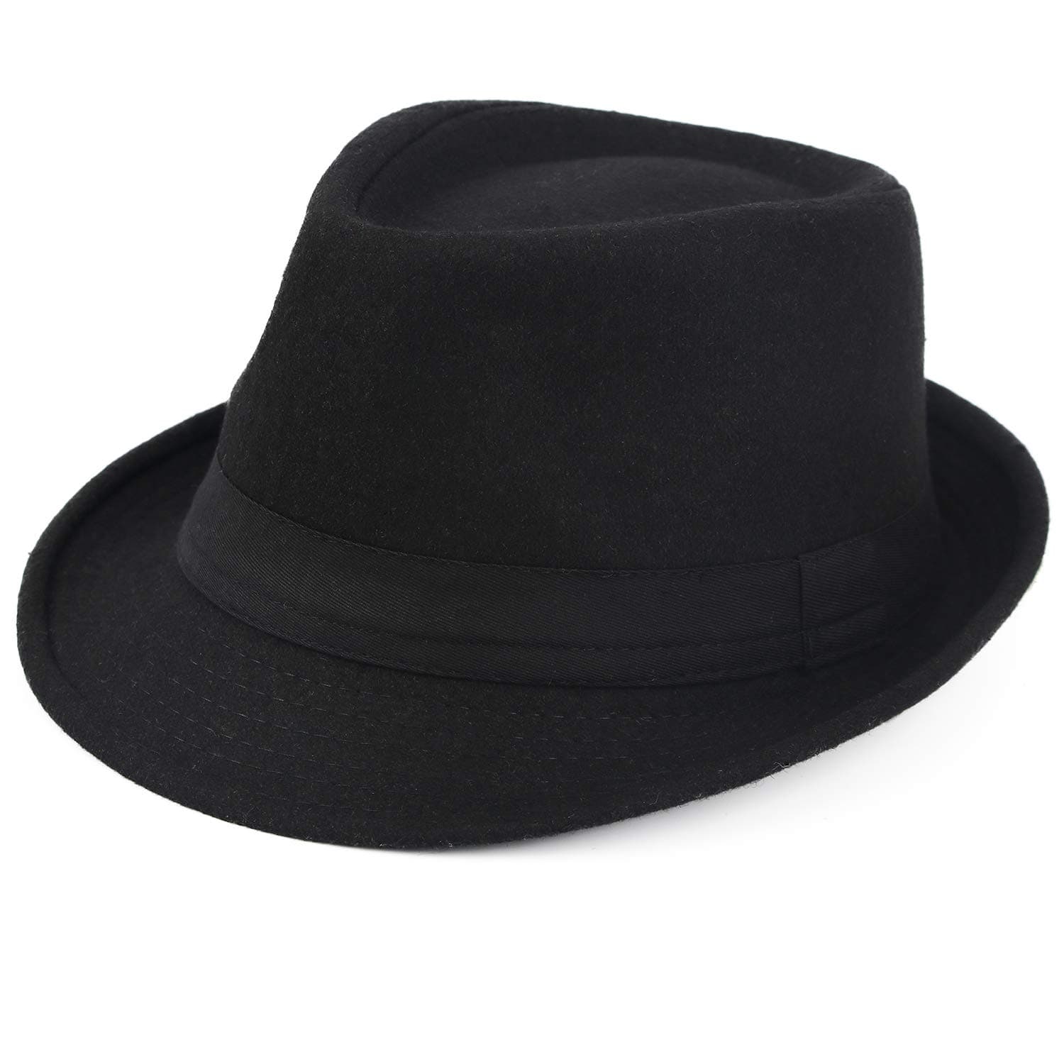 Unisex Classic Trilby Fedora Hat