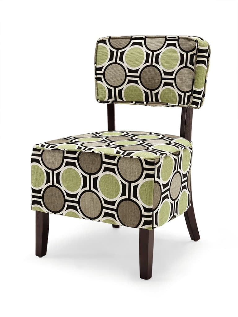 Zara Accent Chair, Key Lime