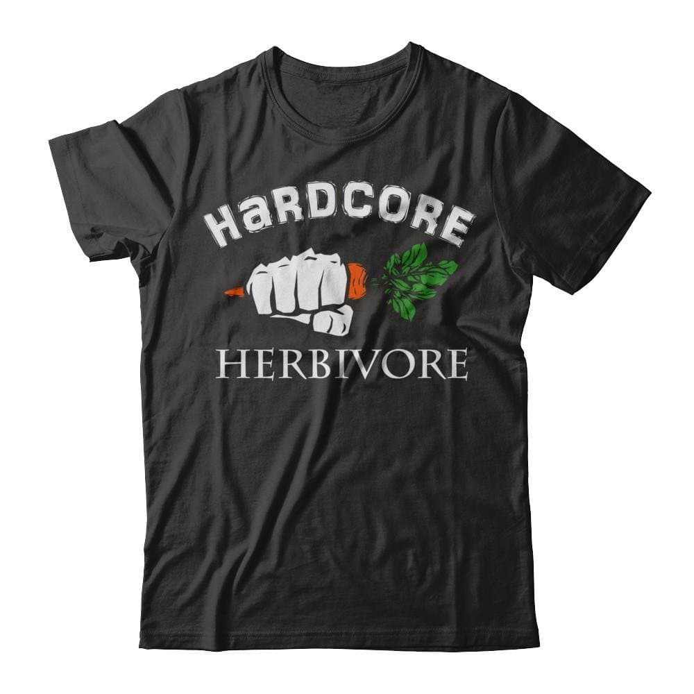 TeeAbelia Hardcore Herbivore Vegetarians T-Shirt