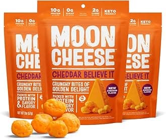Moon Cheese 2 Ounce. Pack Of Three (Cheddar)