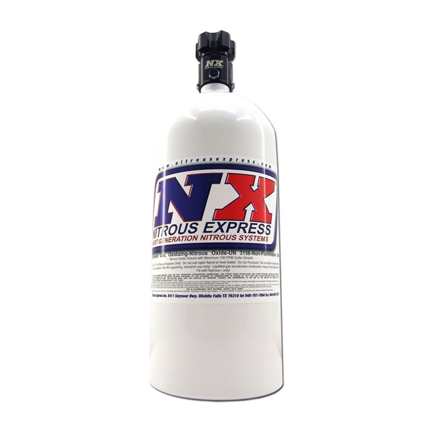 Nitrous Express 11100 10 lb Nitrous Bottle with Standard Valve