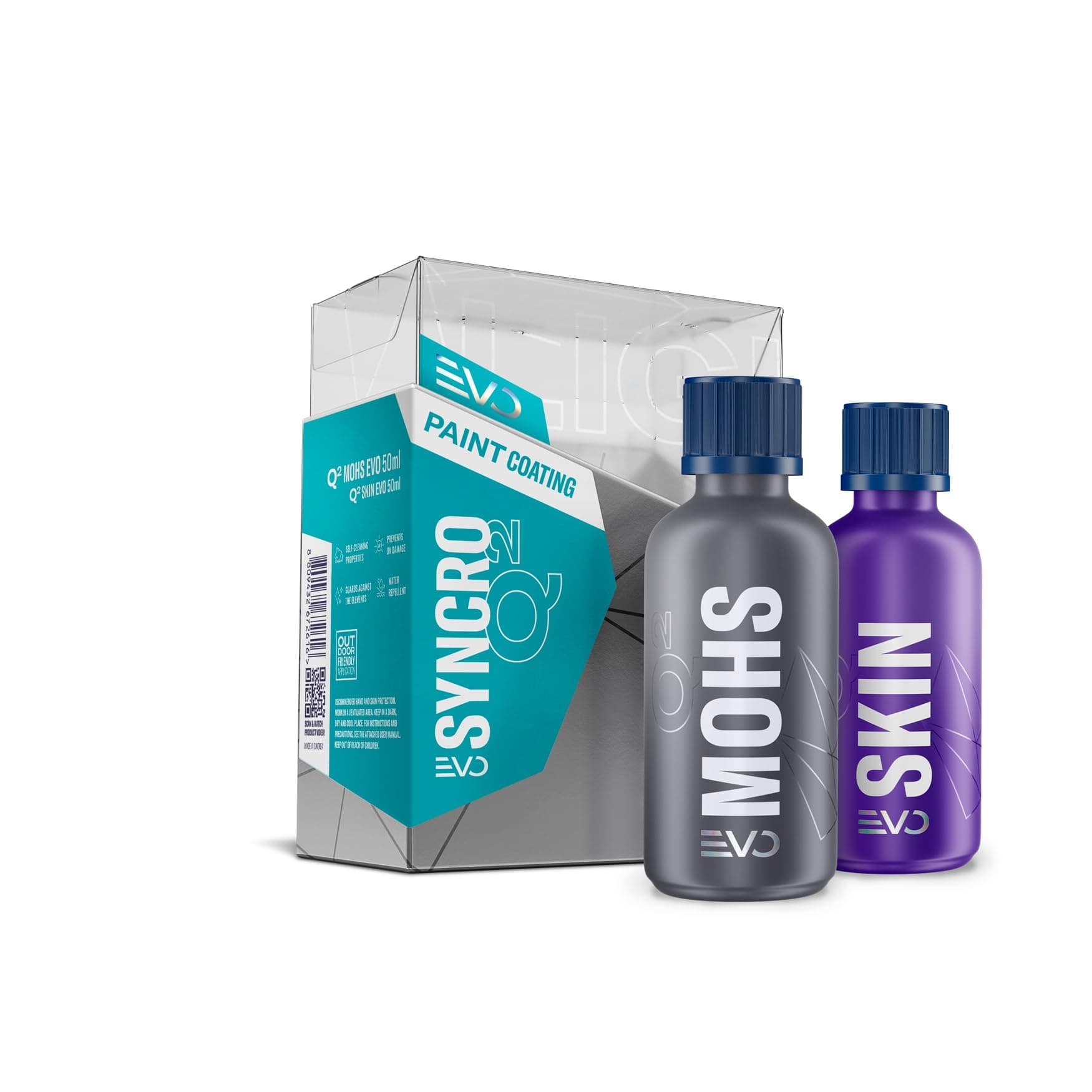 Syncro EVO Ceramic Coating System Light Box Most Durable Longest Lasting Protection Hydrophobic 9H Gloss Chemical Resistance Ultra Tough Shield Auto Surface Finish Five‑Year Coating