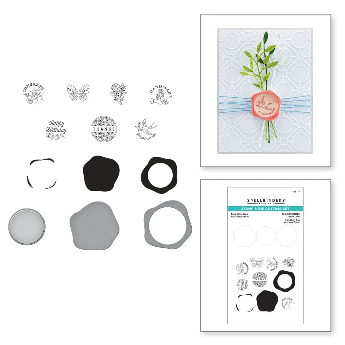 Spellbinders Faux Wax Seals