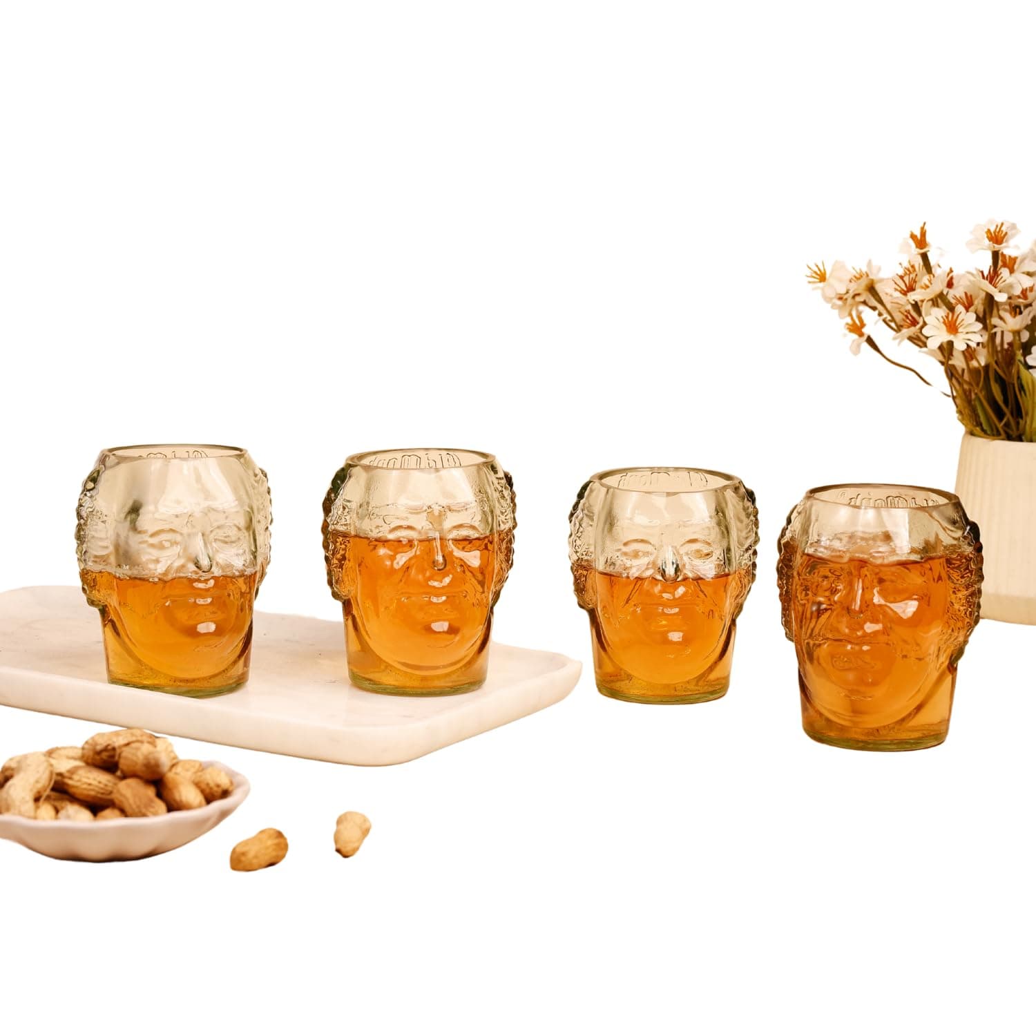 KAVI Old Monk face Glass (4)