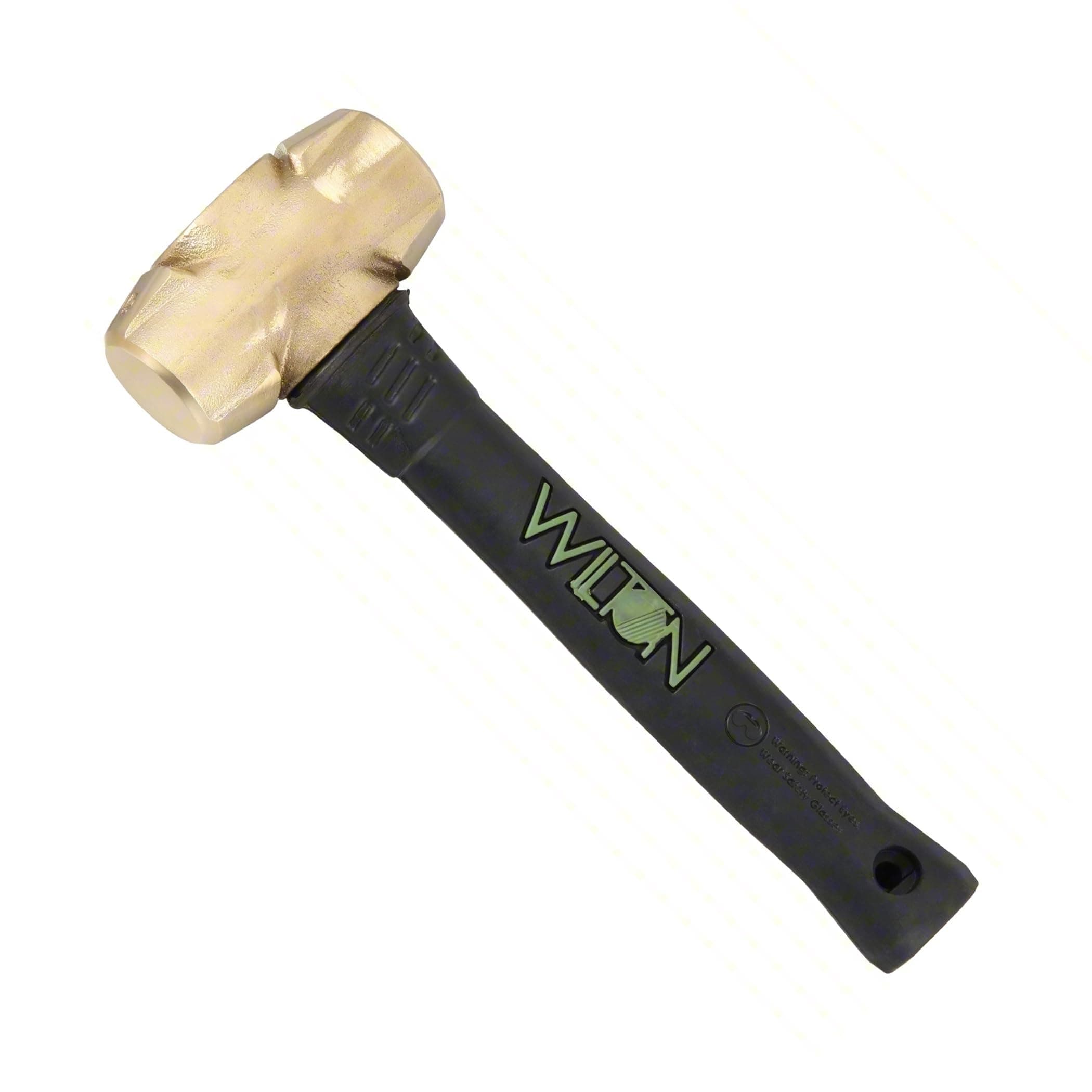 90212 2-1/2-pound Head, 12 B.A.S.H Brass Hammer with Safety Plate Securing Head to Handle