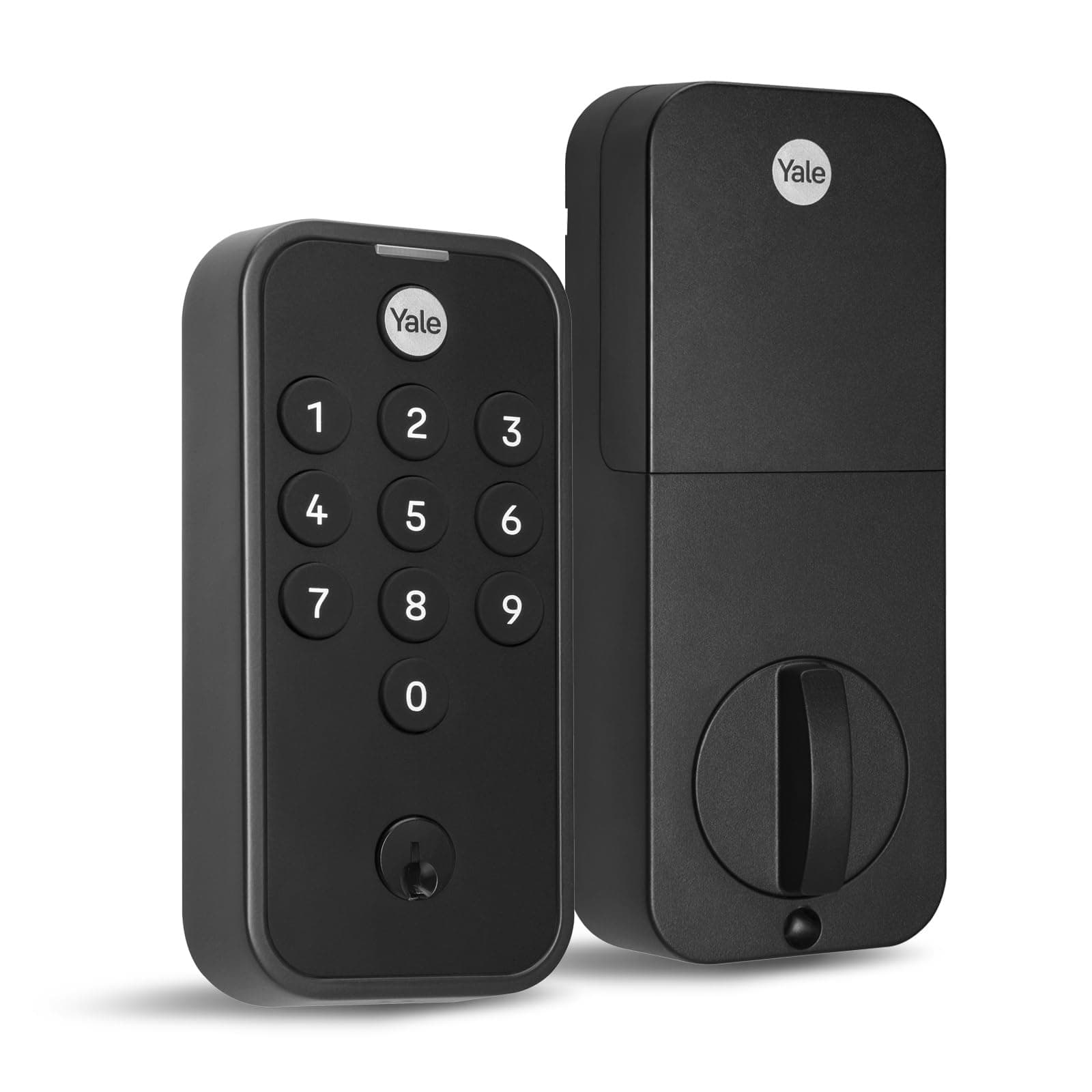 Black Code Keypad Deadbolt Front Door Lock for Keyless Entry, YED210-NR-BSP