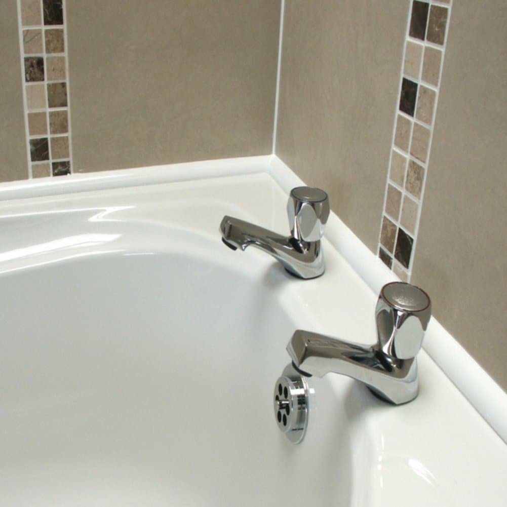 Byretech Ultra 10 Bath Seal for Rectangular Baths (White) - BSWK04