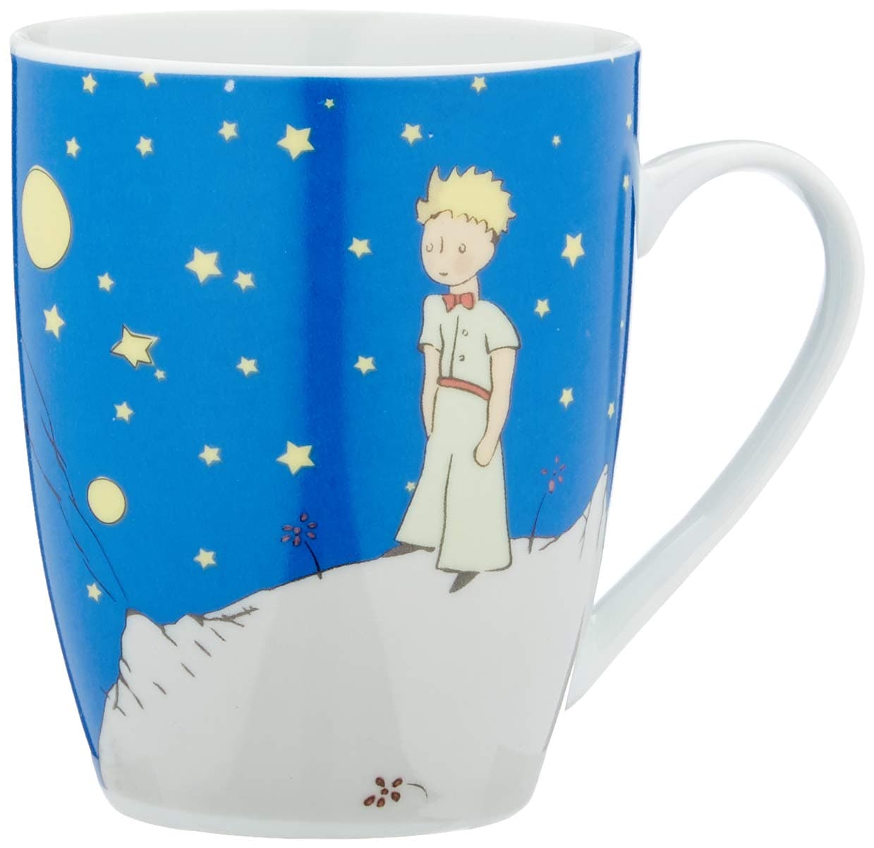 LPP Mug with Starry Night Design, Ceramic, Blue, 9 cm