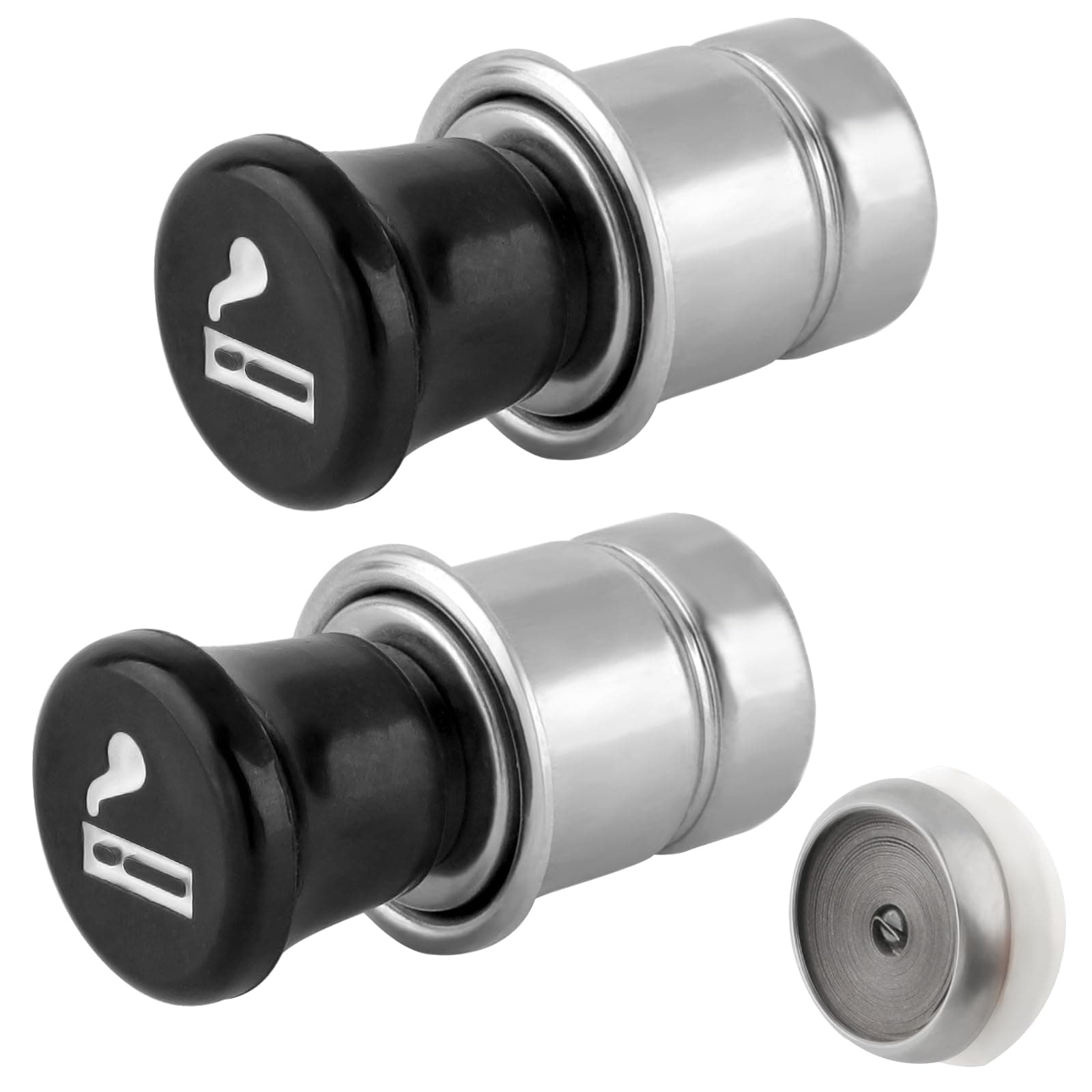 Car Cigarette Lighter, Pop-Out Metal Plastic Construction Cigarette Lighter,24V Auto Cigarette Lighter Plug Replacement Fits for Most Vehicles Socket(2 Pack)
