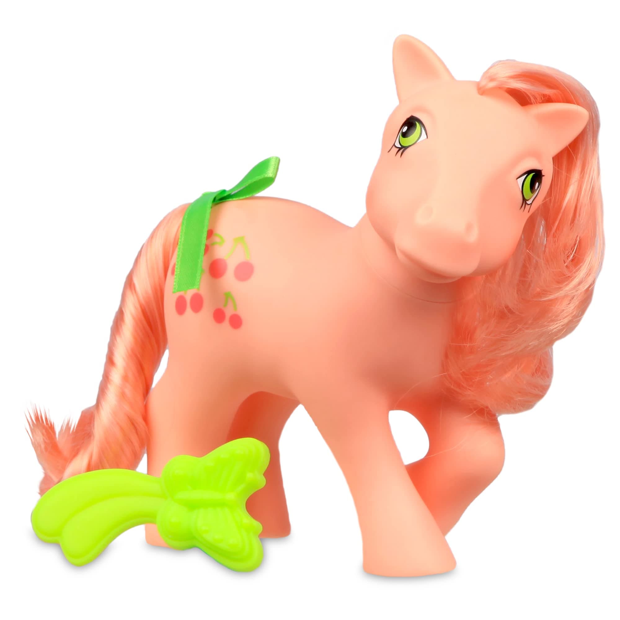 Basic Fun My Little Pony | Cherries Jubilee Classic Pony | Retro Horse Gifts for Girls and Boys, Collectable Vintage Horse Toys for Kids, Unicorn Toys for Boys and Girls Ages 4+ | 35289