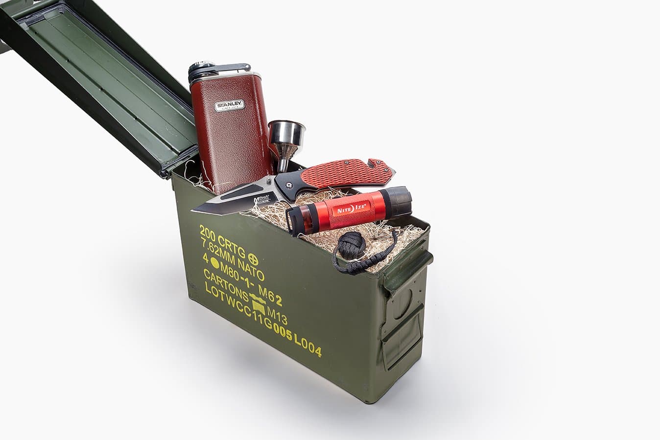 Acme Crate Red EDC 30 Cal. Ammo Can Gift Set