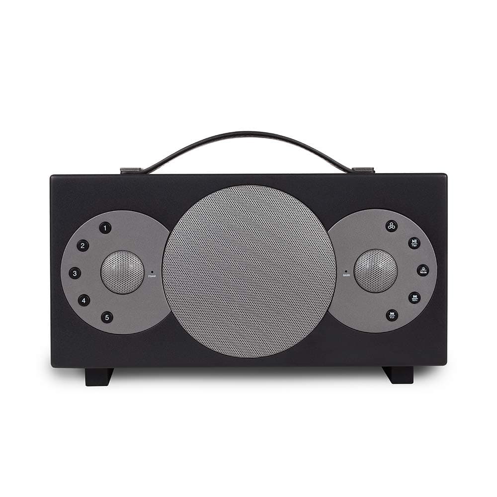 TIBO Sphere 2 | Portable Wi-Fi & Bluetooth Speaker | Multi Room Battery Powered Hi-Fi Speaker with Internet Radio for Home or Outdoor Use | Minimum 8 Hours Playback Time | Black