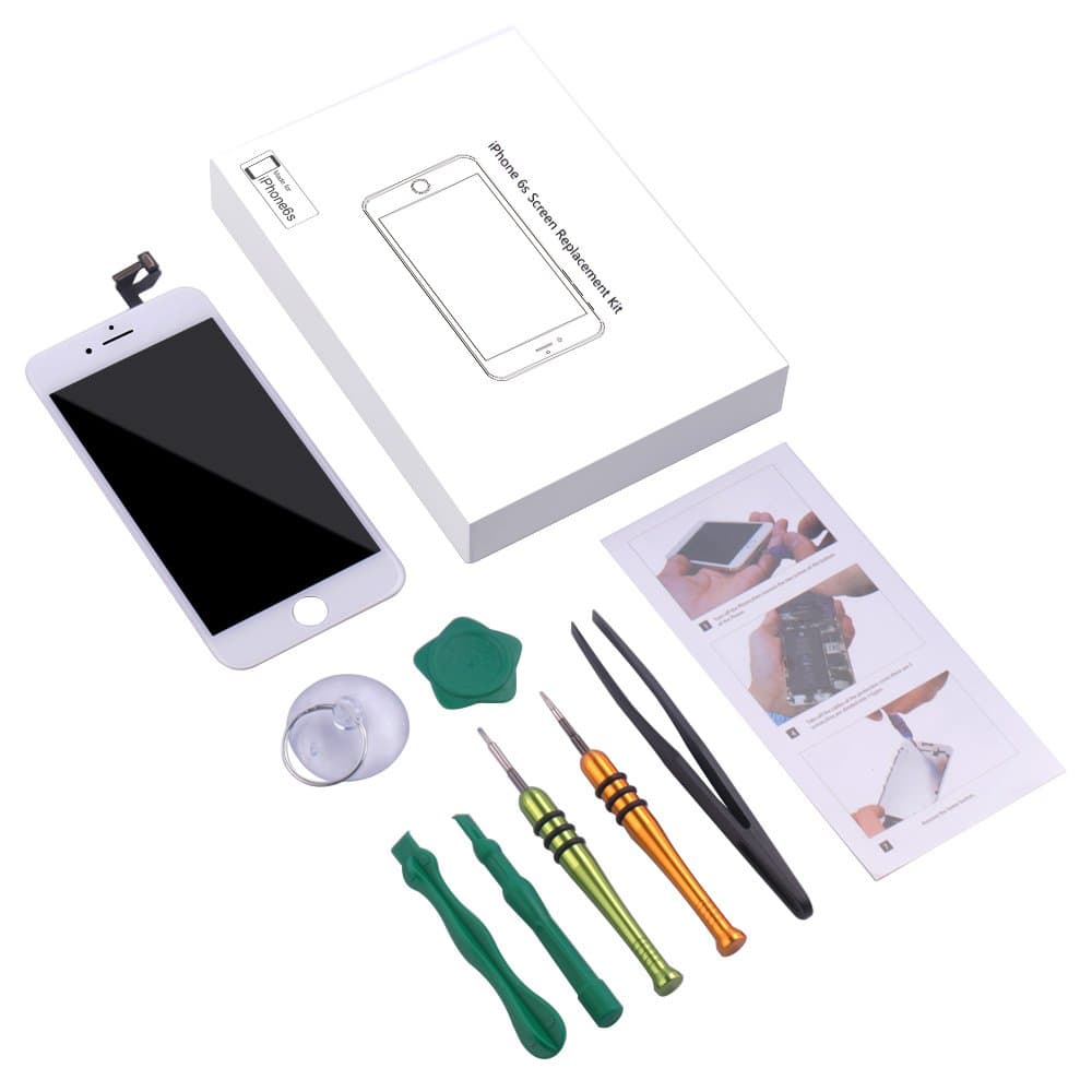 Screen Replacement Compatible iPhone 6S White 4.7inch Digitizer Repair LCD Replacement Kit Assembly