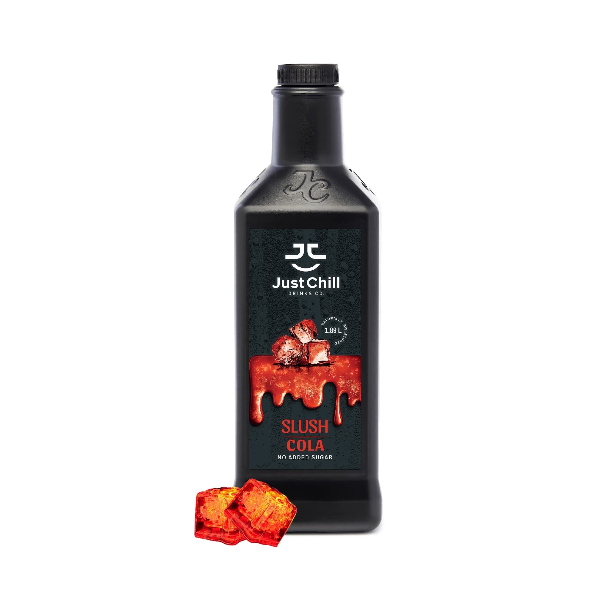 Just Chill Drinks Co. Cola Slush- 100% Real Fruit Extract, 1.89 Litre- Non-GMO, Vegan, Gluten Free