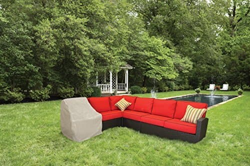 Protective Covers Inc. Modular Sectional Sofa Cover, Left Arm Piece, 32"W x 40"D x 32"H, Gray - 1256